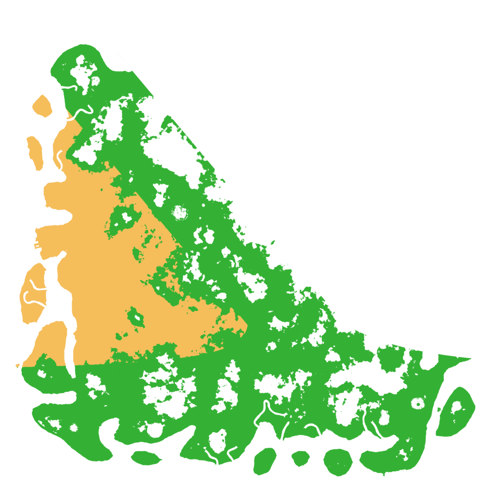 Biome Rust Map: Procedural Map, Size: 5999, Seed: 1234567890
