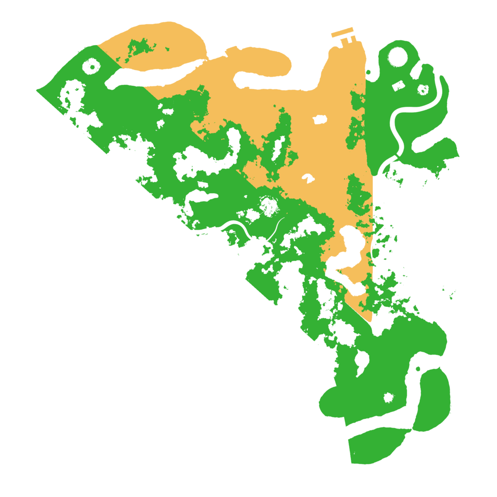 Biome Rust Map: Procedural Map, Size: 4500, Seed: 46290