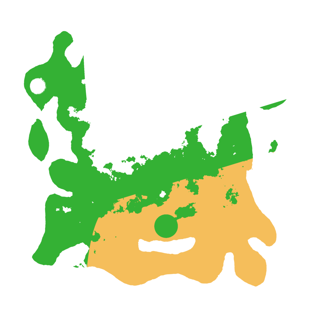 Biome Rust Map: Barren, Size: 3500, Seed: 781