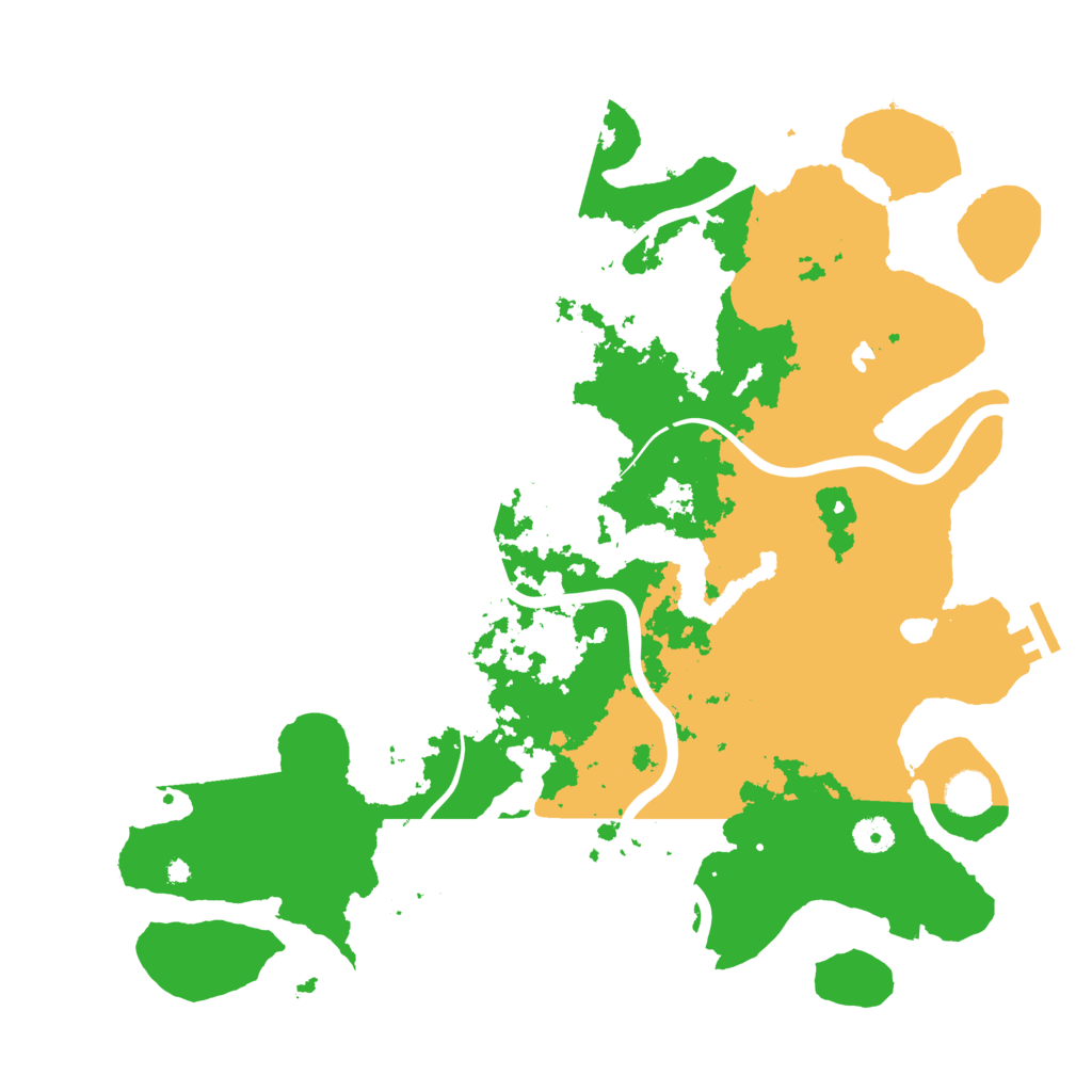 Biome Rust Map: Procedural Map, Size: 4200, Seed: 1021164755