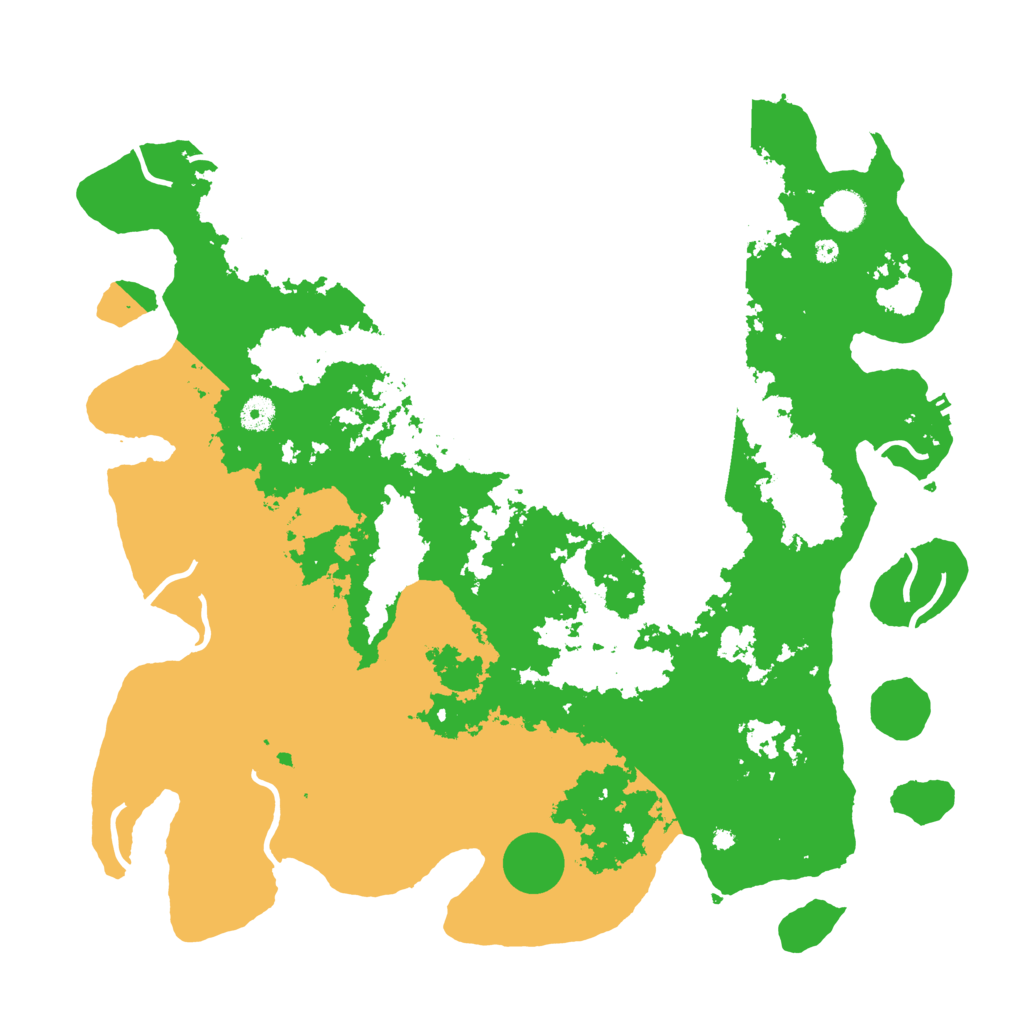 Biome Rust Map: Procedural Map, Size: 4400, Seed: 56681200