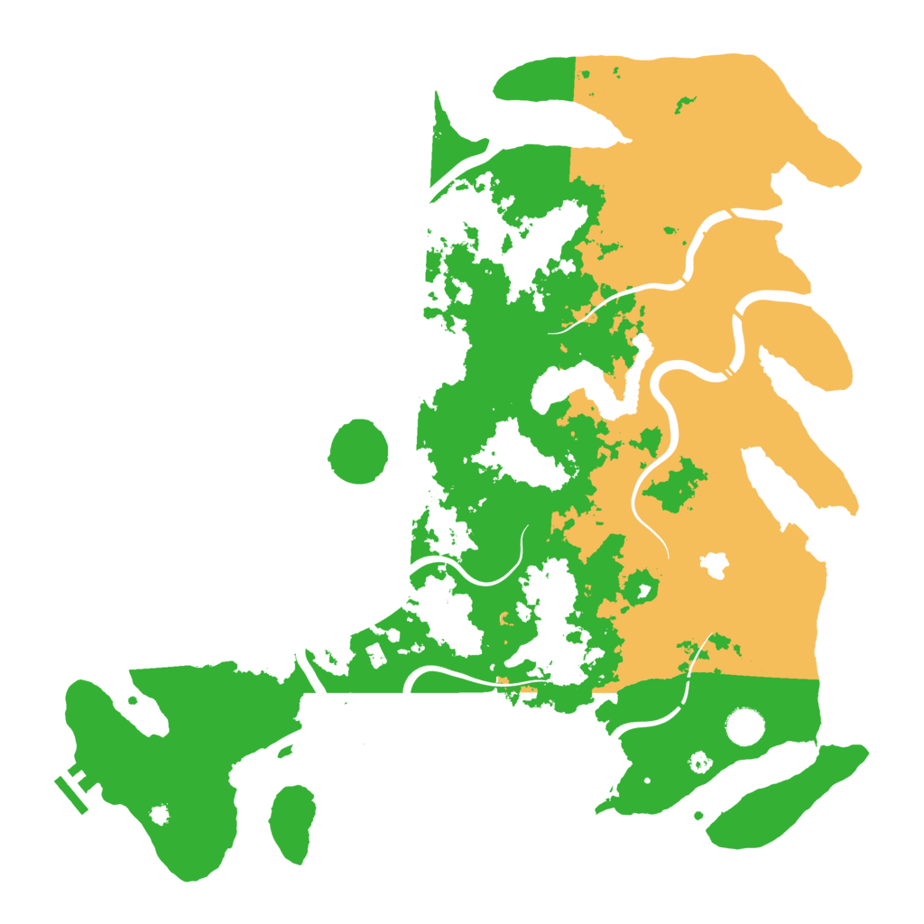 Biome Rust Map: Procedural Map, Size: 4250, Seed: 27123