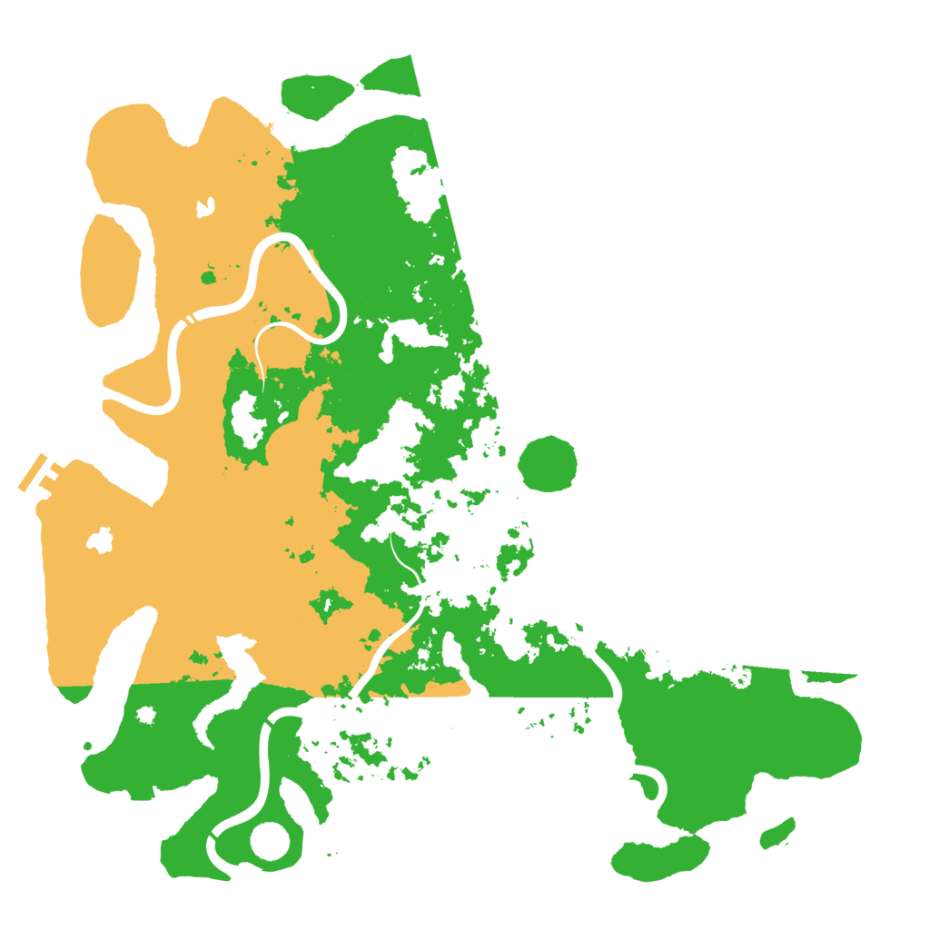 Biome Rust Map: Procedural Map, Size: 4500, Seed: 6314948