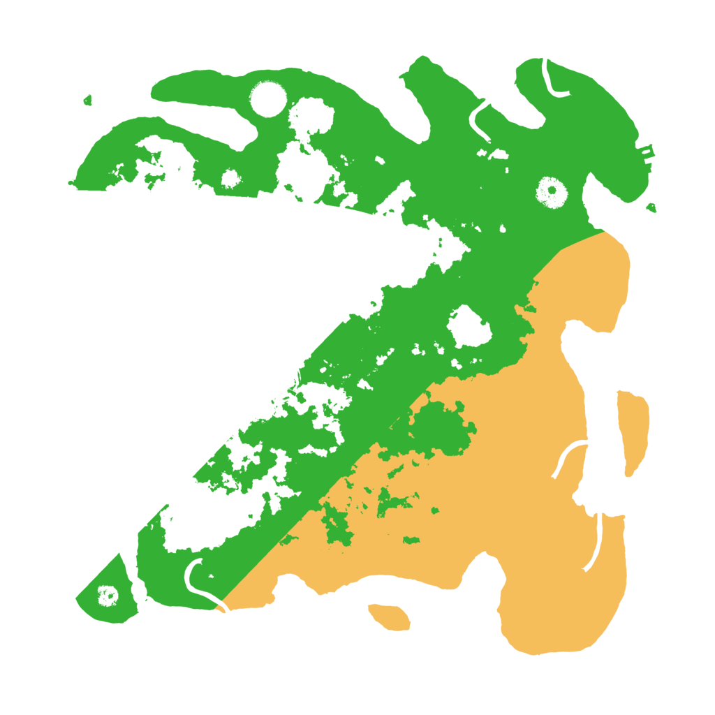 Biome Rust Map: Procedural Map, Size: 3500, Seed: 1268220527