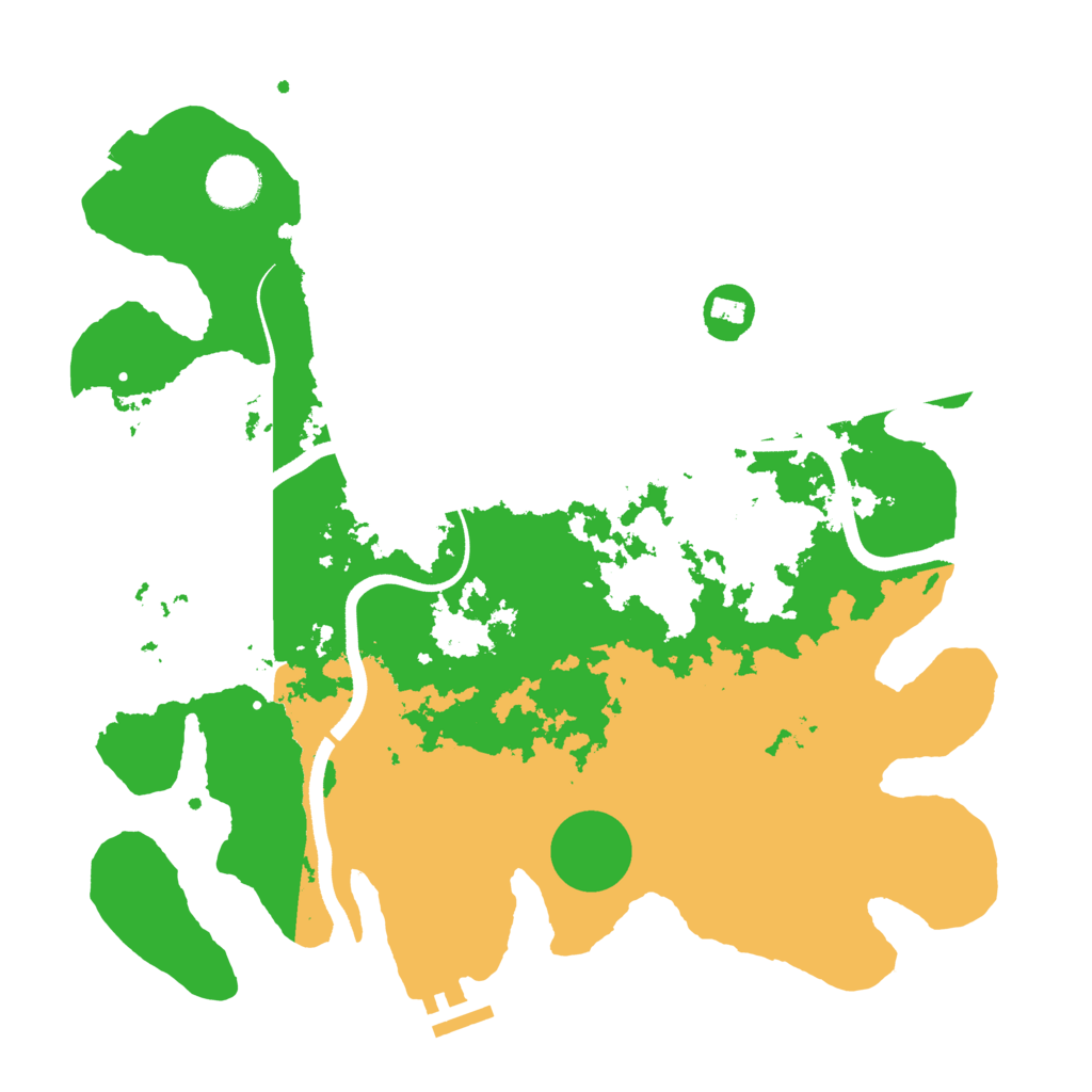 Biome Rust Map: Procedural Map, Size: 3550, Seed: 299