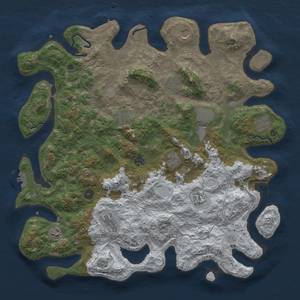 Thumbnail Rust Map: Procedural Map, Size: 4500, Seed: 228327129, 20 Monuments