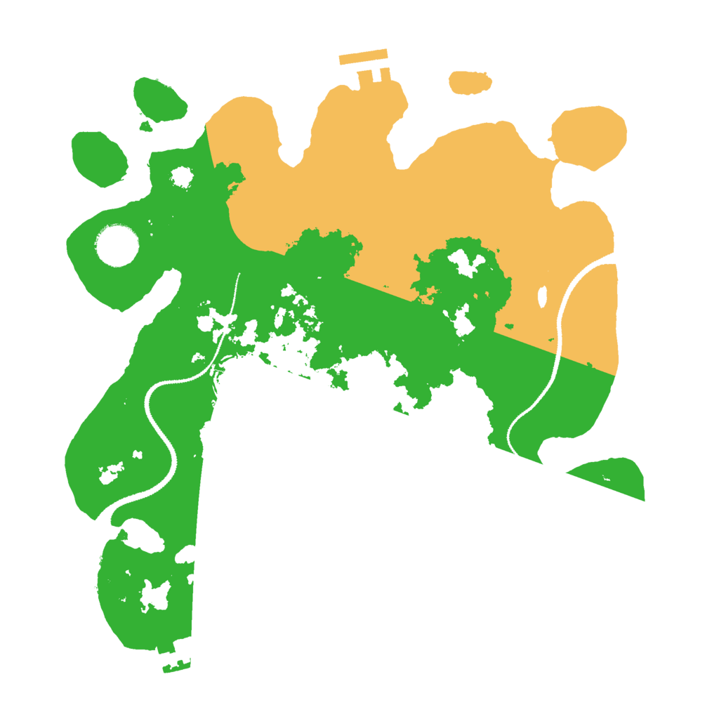 Biome Rust Map: Procedural Map, Size: 3000, Seed: 11687953