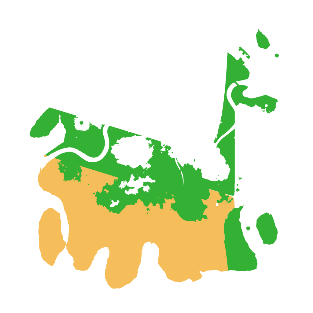 Biome Rust Map: Procedural Map, Size: 3200, Seed: 875360502