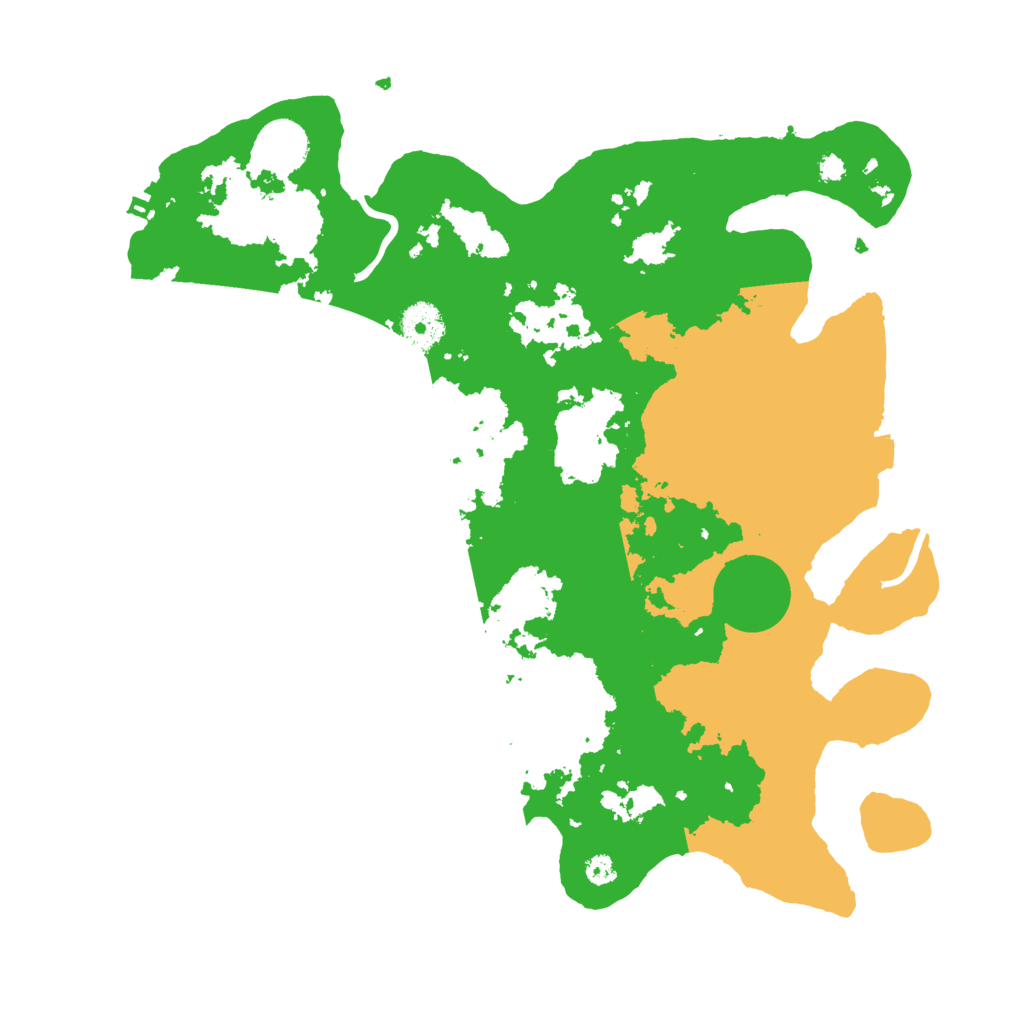 Biome Rust Map: Procedural Map, Size: 3500, Seed: 2057064921