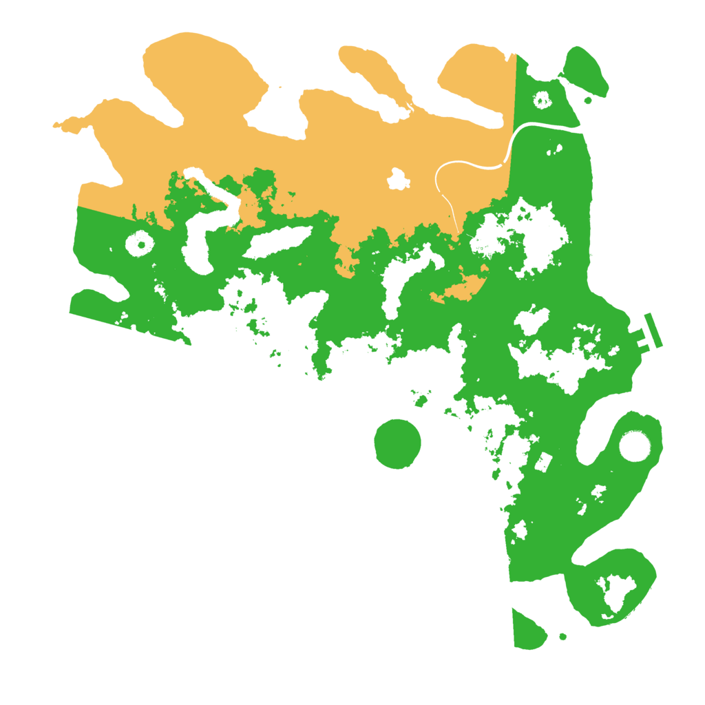 Biome Rust Map: Procedural Map, Size: 4000, Seed: 45654