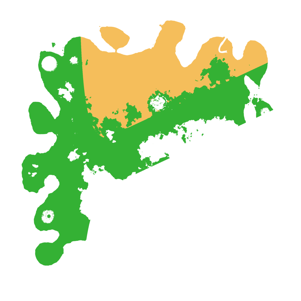 Biome Rust Map: Procedural Map, Size: 3500, Seed: 1258266374