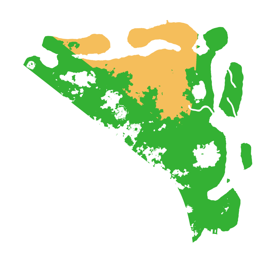 Biome Rust Map: Procedural Map, Size: 3500, Seed: 973311165
