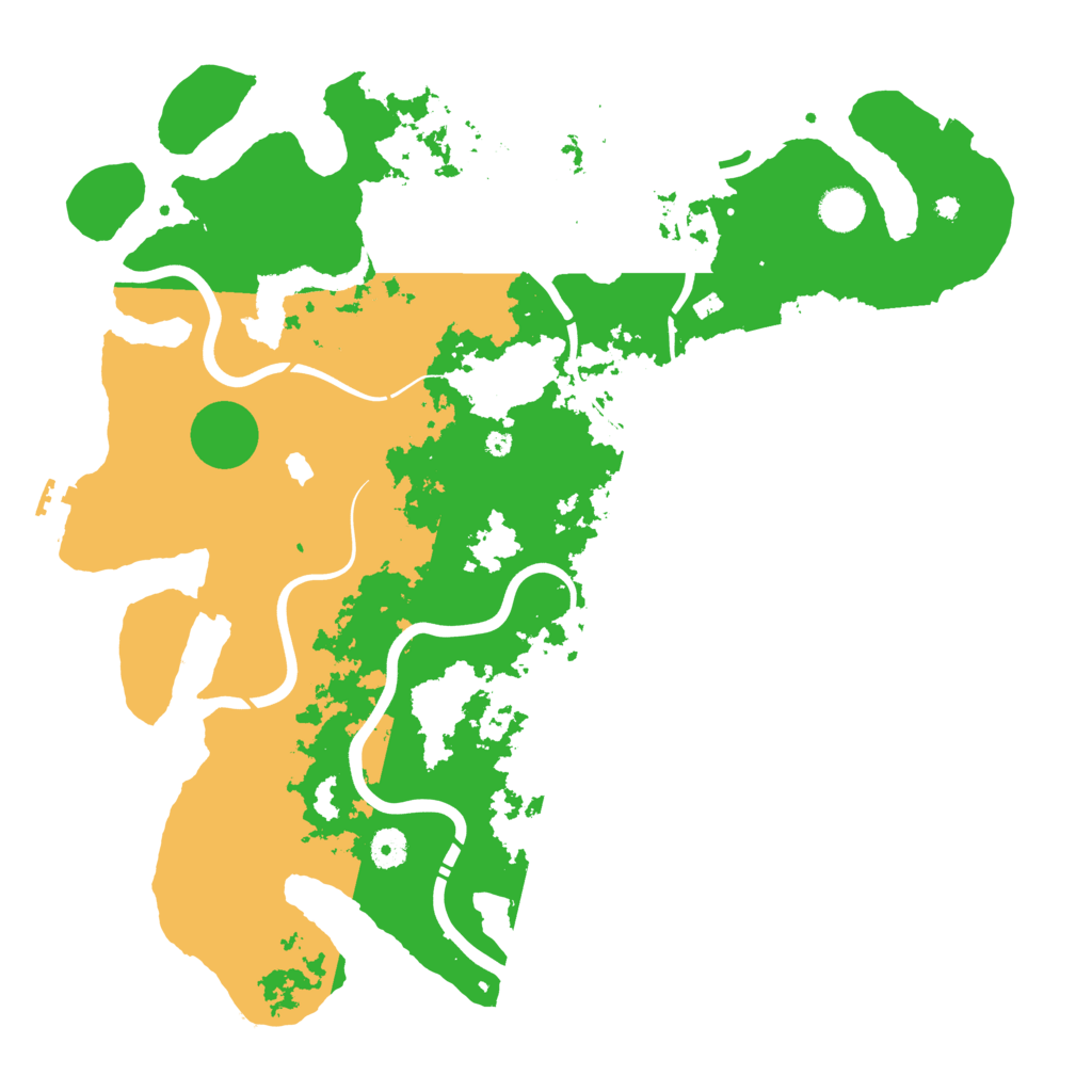 Biome Rust Map: Procedural Map, Size: 4250, Seed: 280977