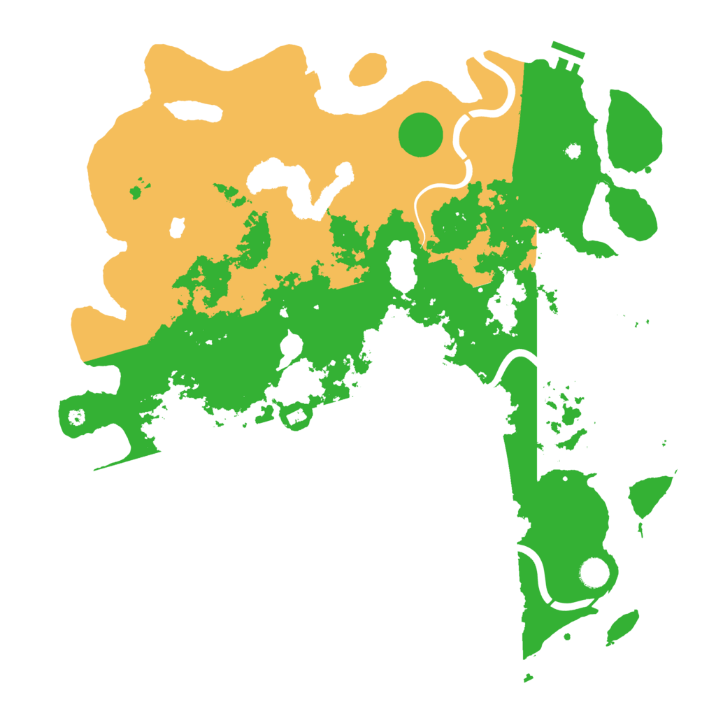 Biome Rust Map: Procedural Map, Size: 4250, Seed: 54646456