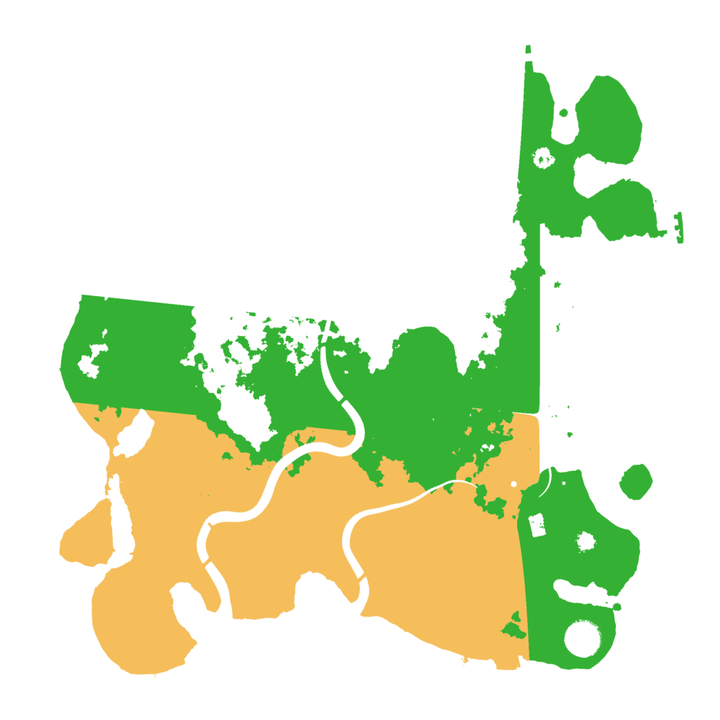 Biome Rust Map: Procedural Map, Size: 3500, Seed: 1513434633