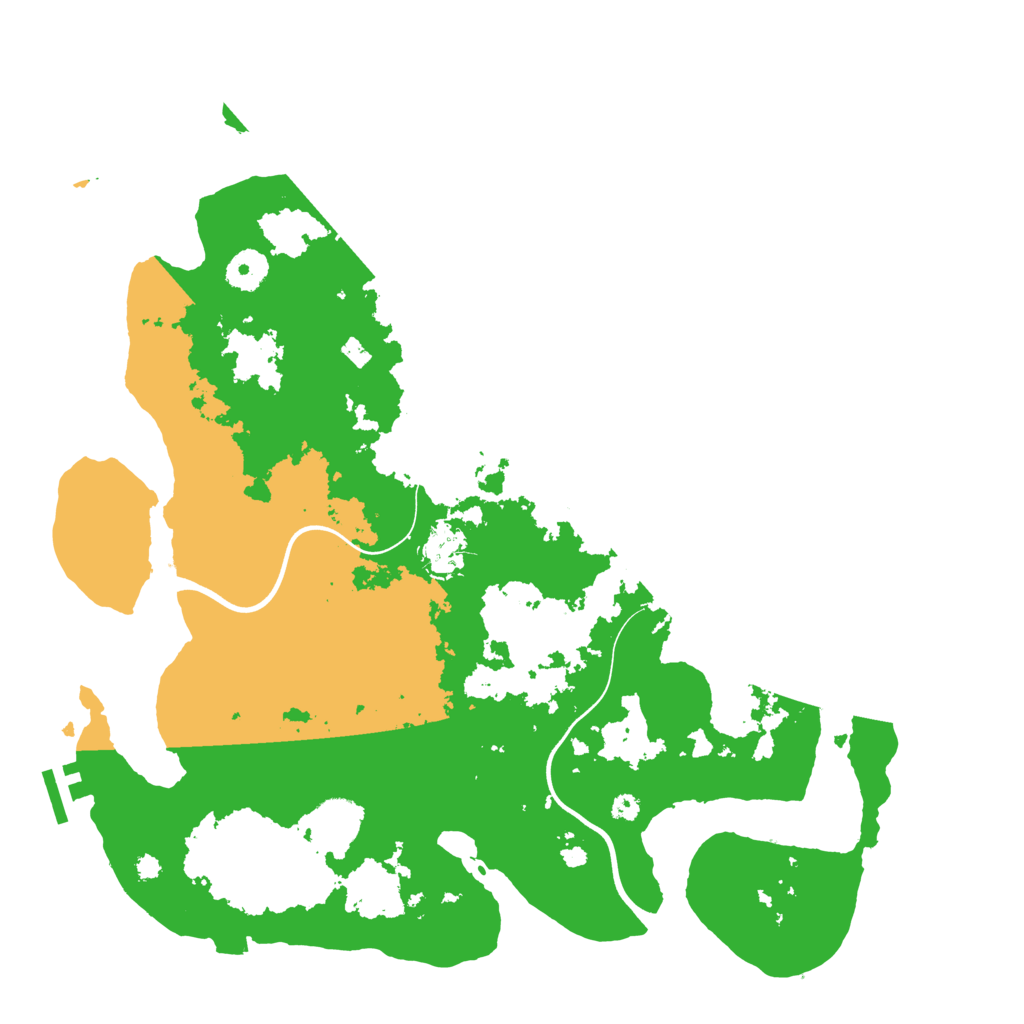 Biome Rust Map: Procedural Map, Size: 3750, Seed: 826117339