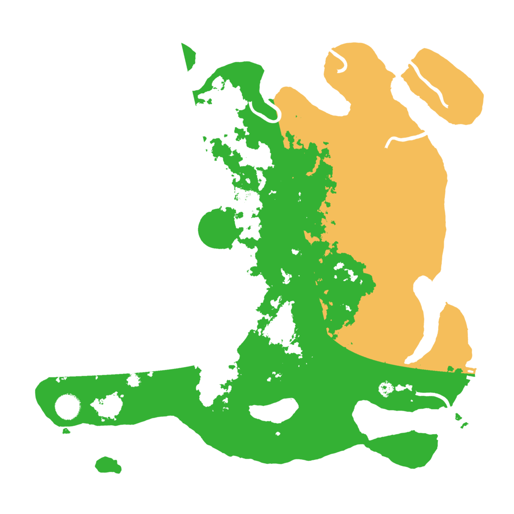 Biome Rust Map: Procedural Map, Size: 3600, Seed: 8346123