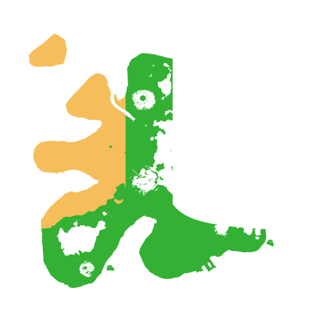 Biome Rust Map: Procedural Map, Size: 2200, Seed: 295067587