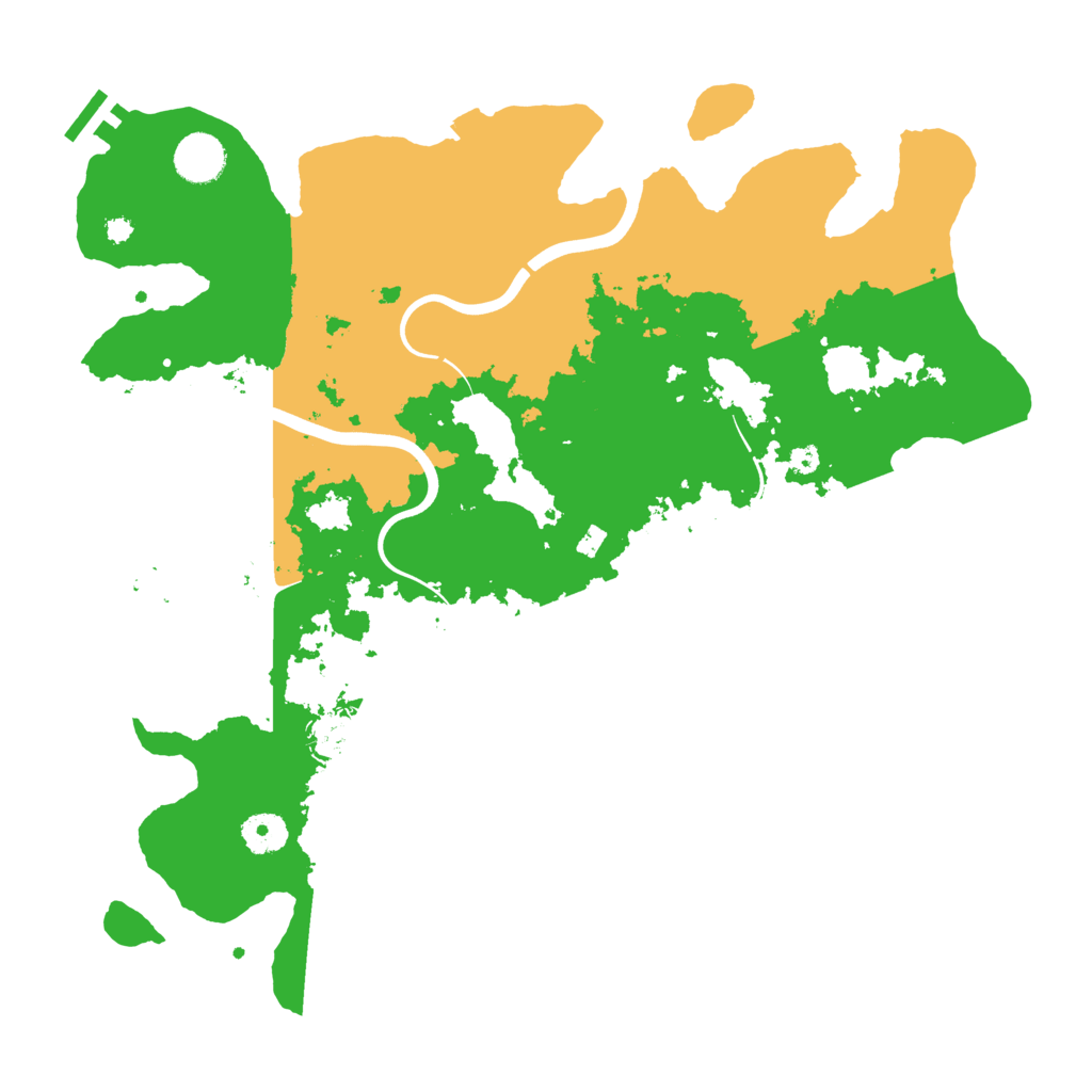 Biome Rust Map: Procedural Map, Size: 3800, Seed: 8734535