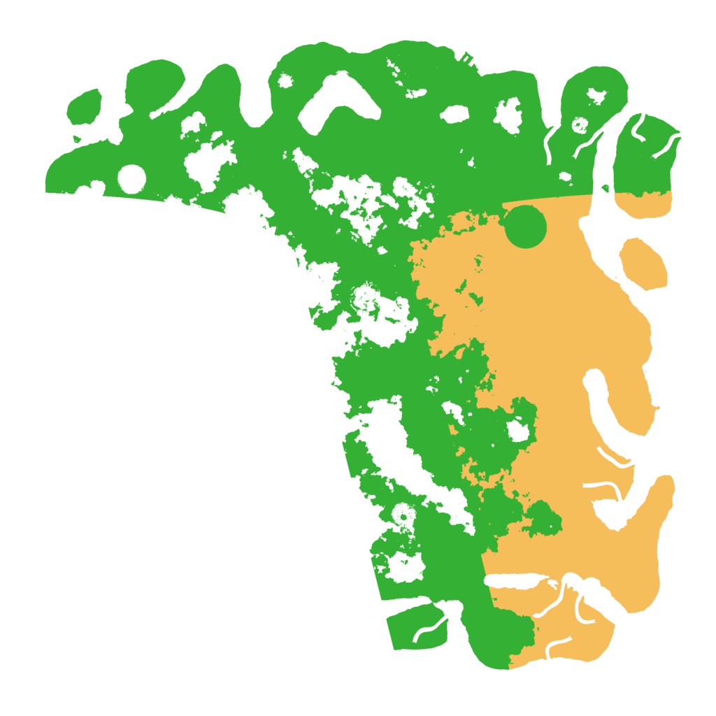 Biome Rust Map: Procedural Map, Size: 4500, Seed: 1841113851