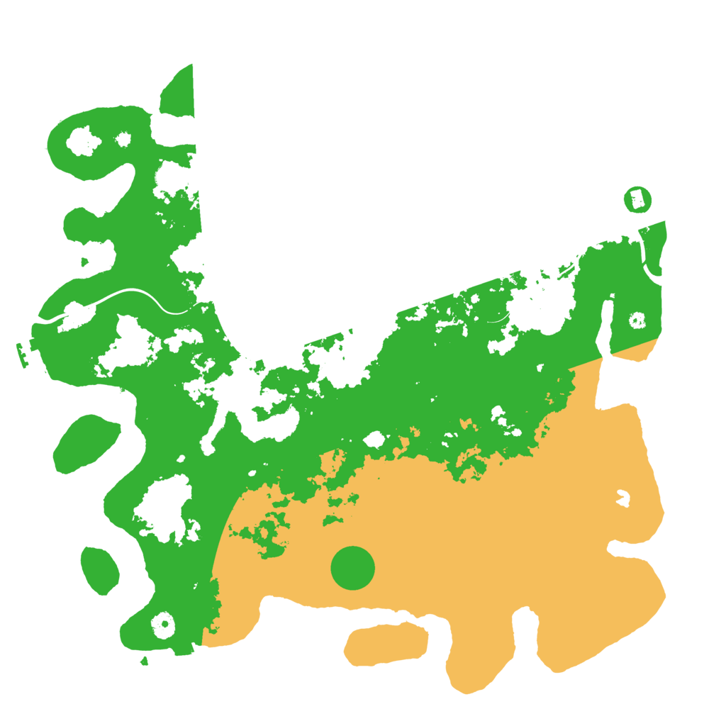 Biome Rust Map: Procedural Map, Size: 4350, Seed: 65