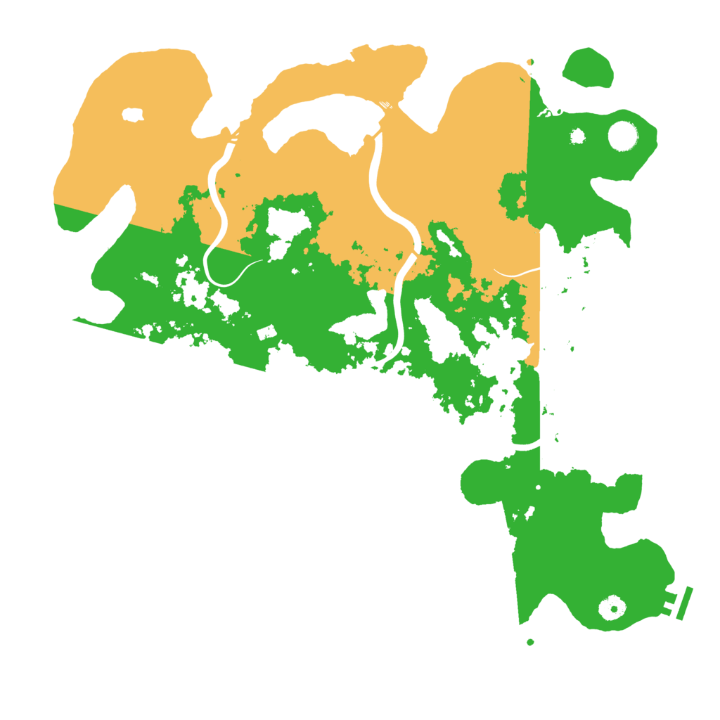 Biome Rust Map: Procedural Map, Size: 4250, Seed: 406