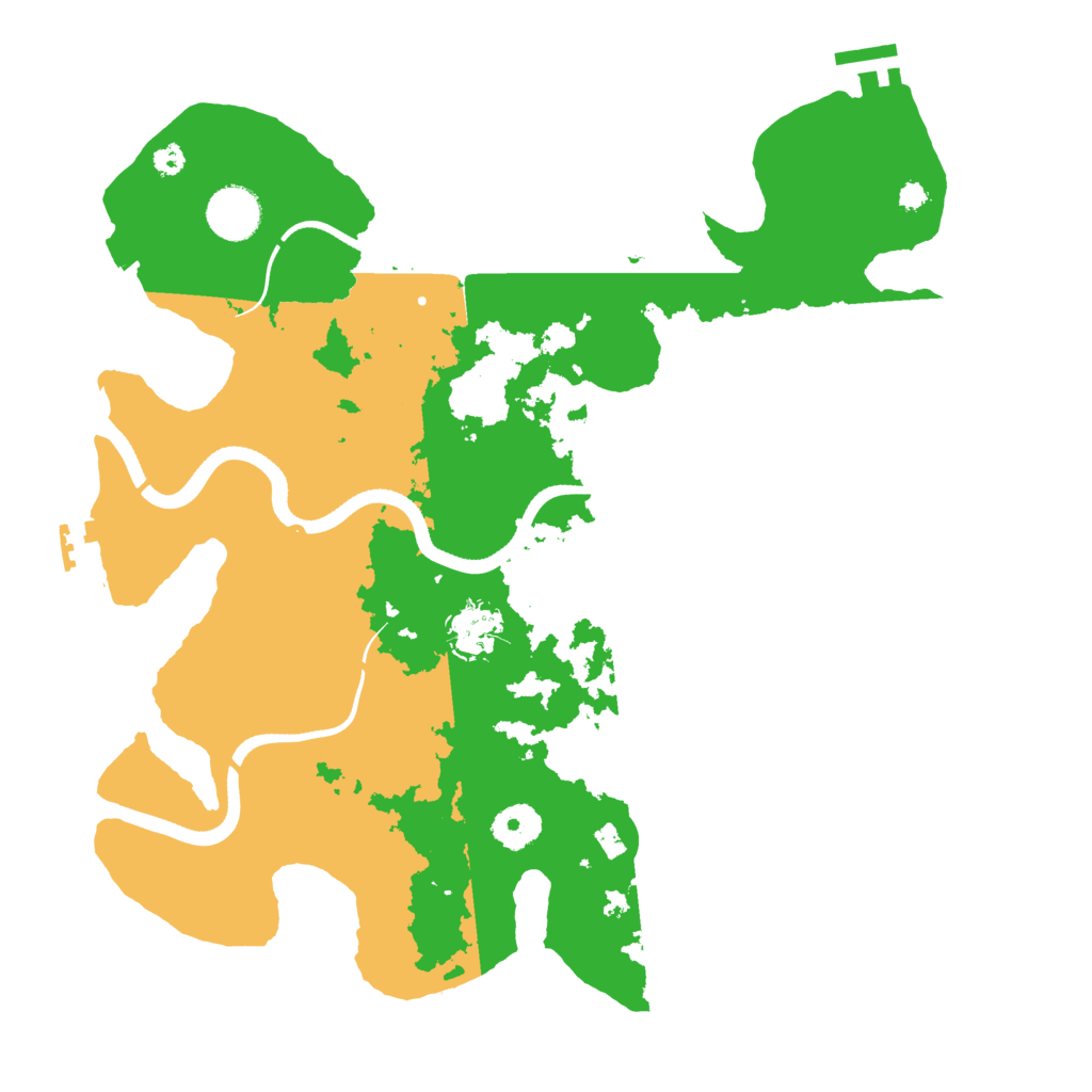 Biome Rust Map: Procedural Map, Size: 3550, Seed: 180656