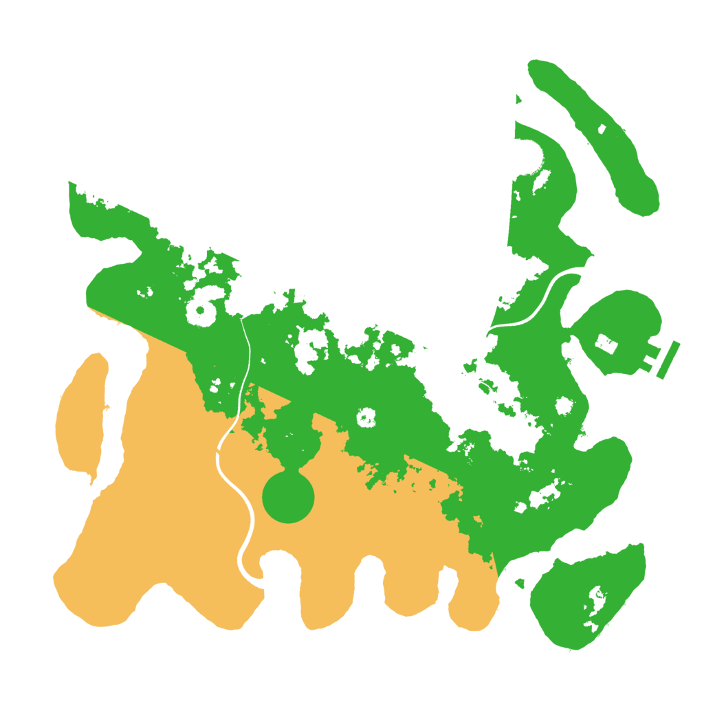 Biome Rust Map: Procedural Map, Size: 3560, Seed: 5058215