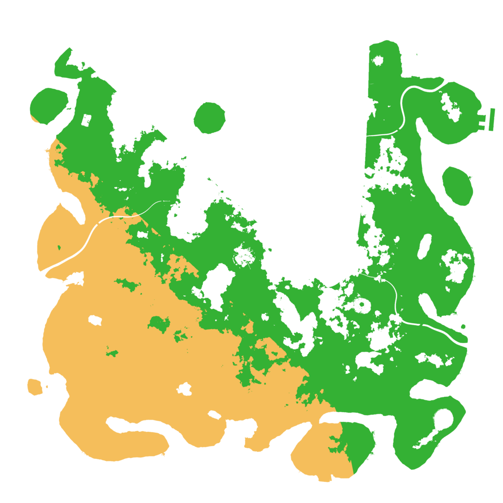 Biome Rust Map: Procedural Map, Size: 4500, Seed: 963942017