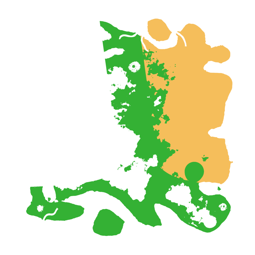 Biome Rust Map: Procedural Map, Size: 3500, Seed: 1612596502