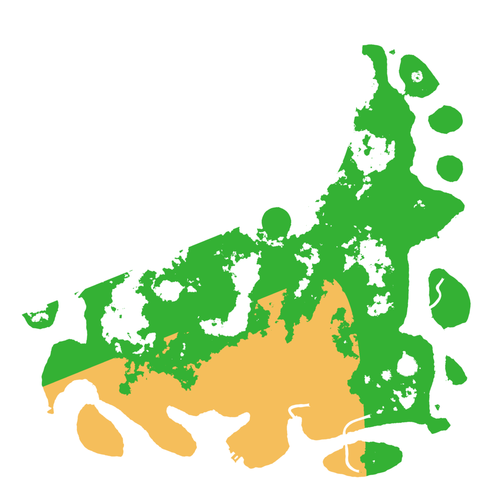 Biome Rust Map: Procedural Map, Size: 4500, Seed: 1010800810