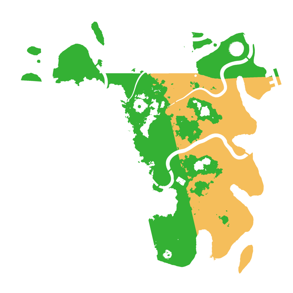 Biome Rust Map: Procedural Map, Size: 3500, Seed: 1059184019