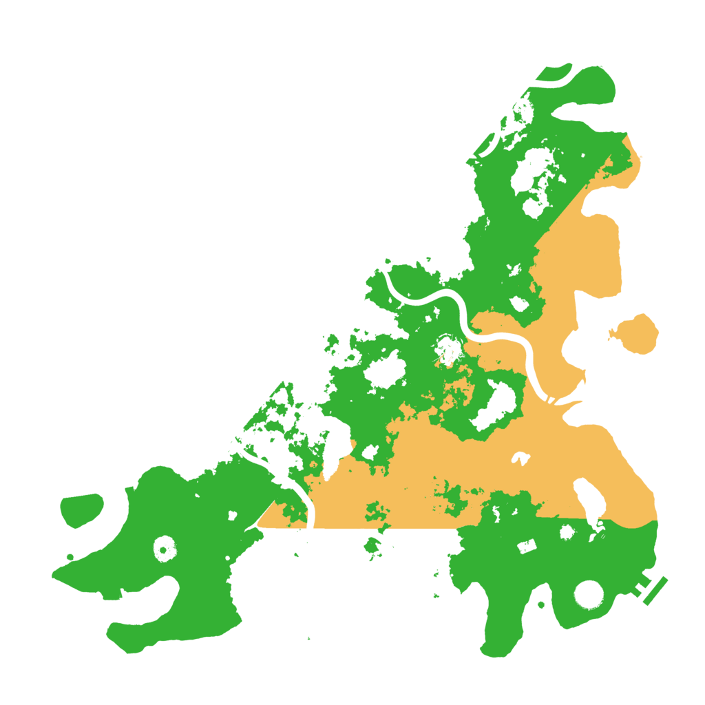Biome Rust Map: Procedural Map, Size: 4300, Seed: 1113070