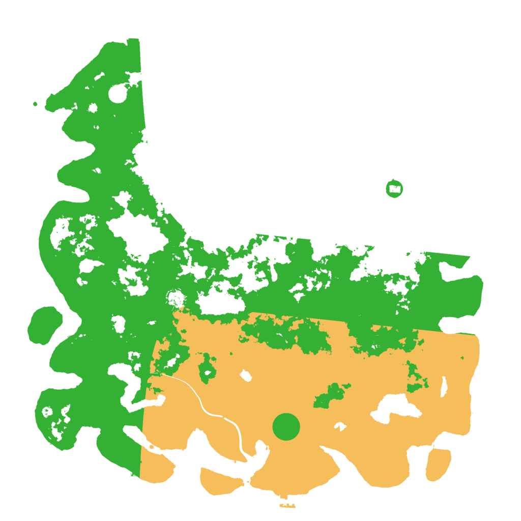 Biome Rust Map: Procedural Map, Size: 5000, Seed: 468