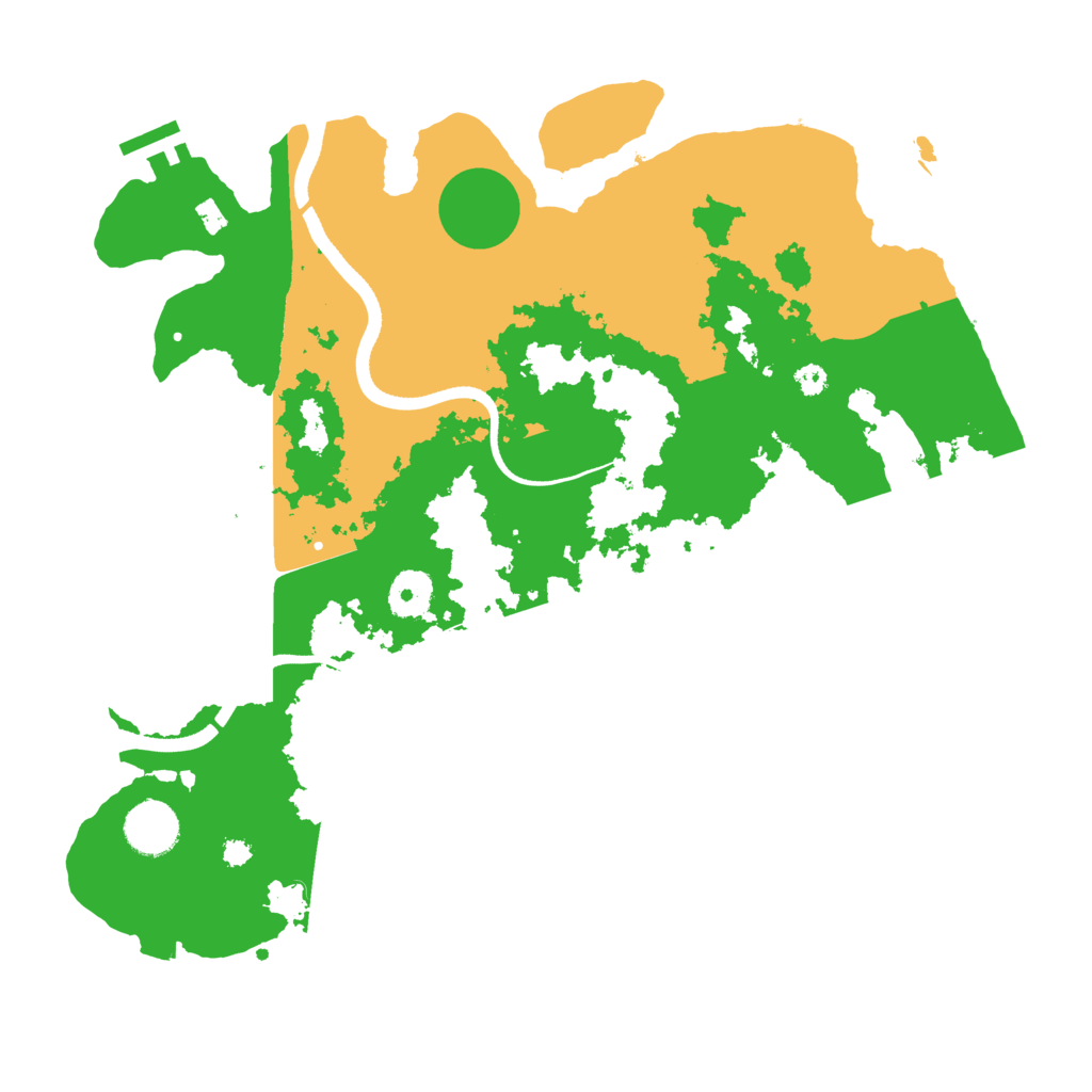 Biome Rust Map: Procedural Map, Size: 3560, Seed: 1063907