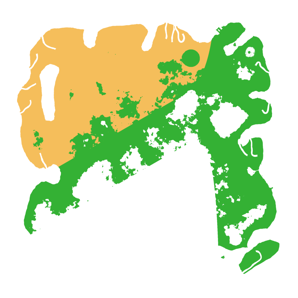 Biome Rust Map: Procedural Map, Size: 4500, Seed: 25924473