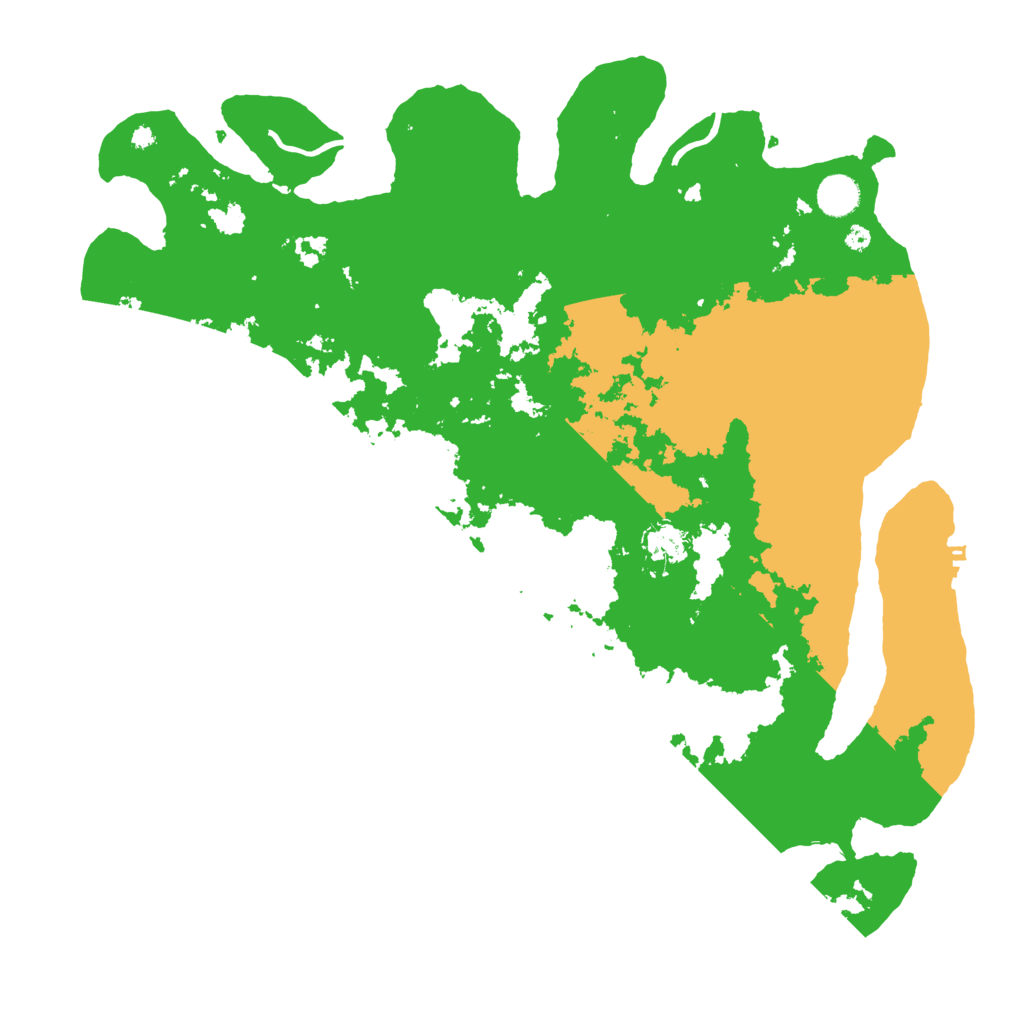 Biome Rust Map: Procedural Map, Size: 4250, Seed: 56618313