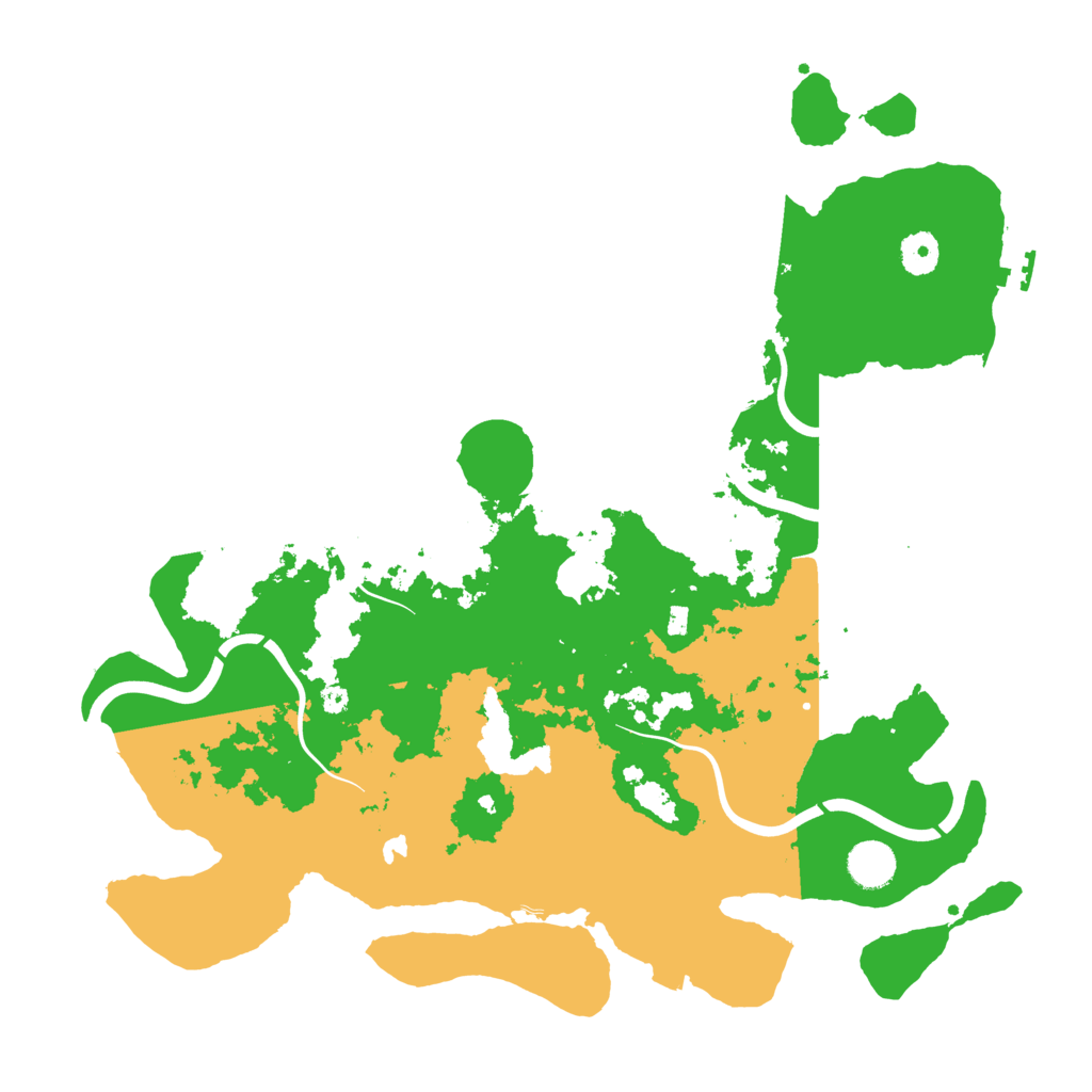 Biome Rust Map: Procedural Map, Size: 4000, Seed: 1257064099