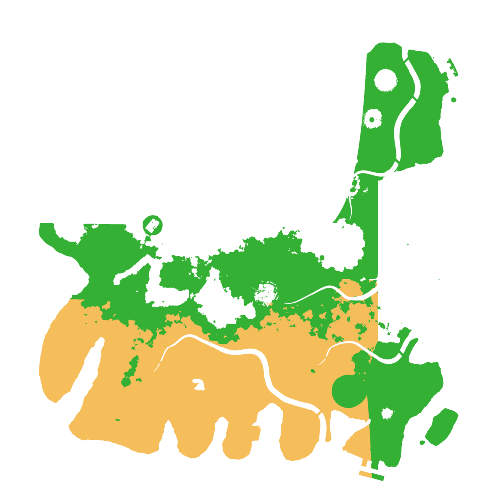 Biome Rust Map: Procedural Map, Size: 4000, Seed: 499583748