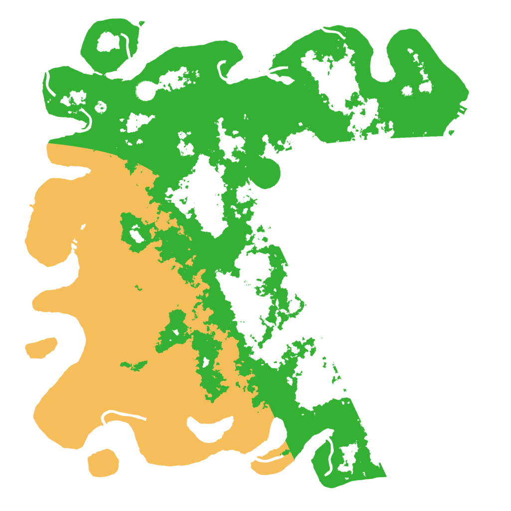 Biome Rust Map: Procedural Map, Size: 4500, Seed: 1838753998