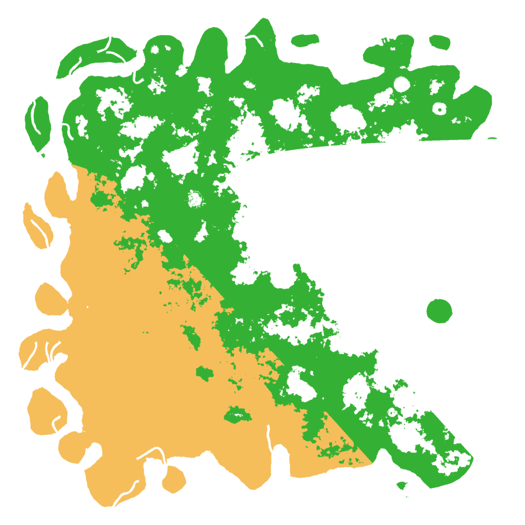 Biome Rust Map: Procedural Map, Size: 6000, Seed: 241996761