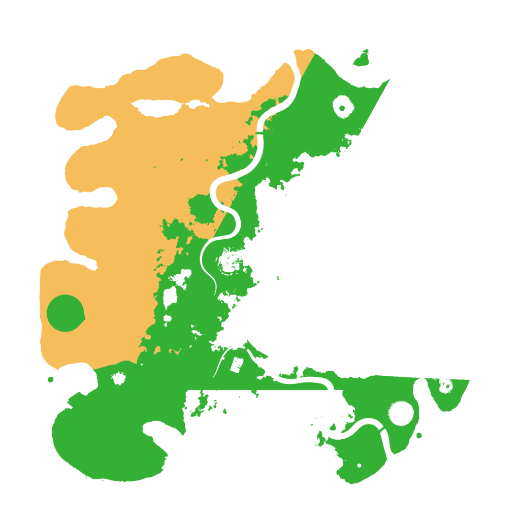 Biome Rust Map: Procedural Map, Size: 3700, Seed: 1153331241