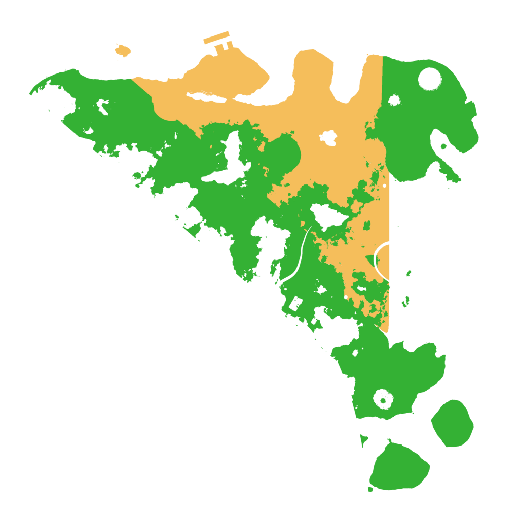 Biome Rust Map: Procedural Map, Size: 4000, Seed: 1660578856