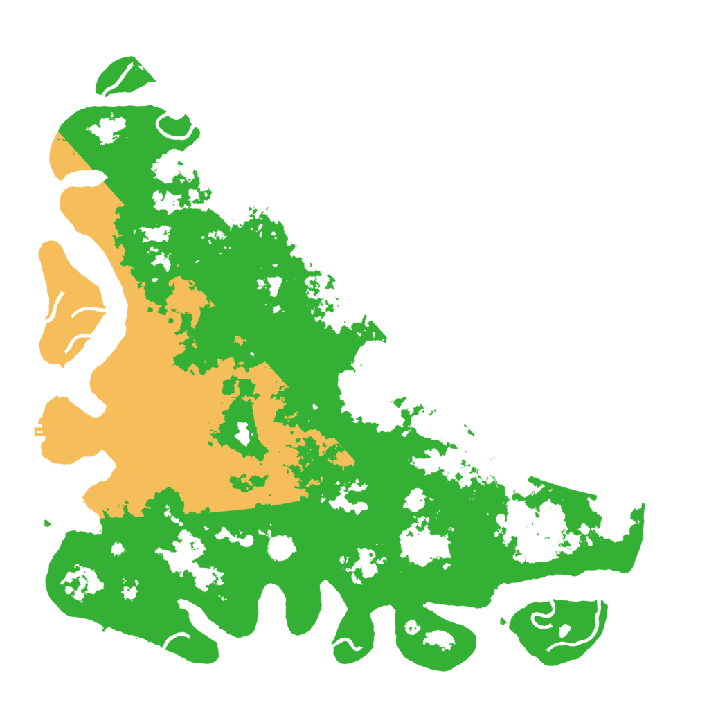 Biome Rust Map: Procedural Map, Size: 5000, Seed: 50867