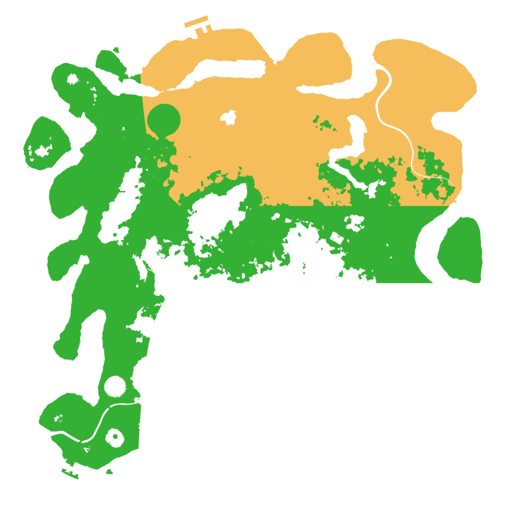 Biome Rust Map: Procedural Map, Size: 4250, Seed: 1392978015