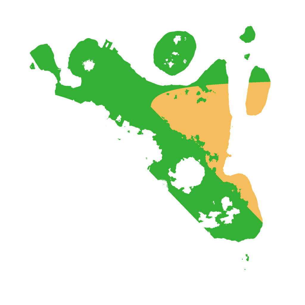 Biome Rust Map: Procedural Map, Size: 2500, Seed: 534768175