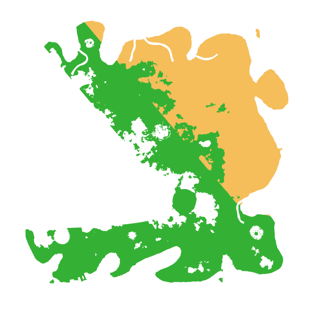 Biome Rust Map: Procedural Map, Size: 3500, Seed: 1325486988