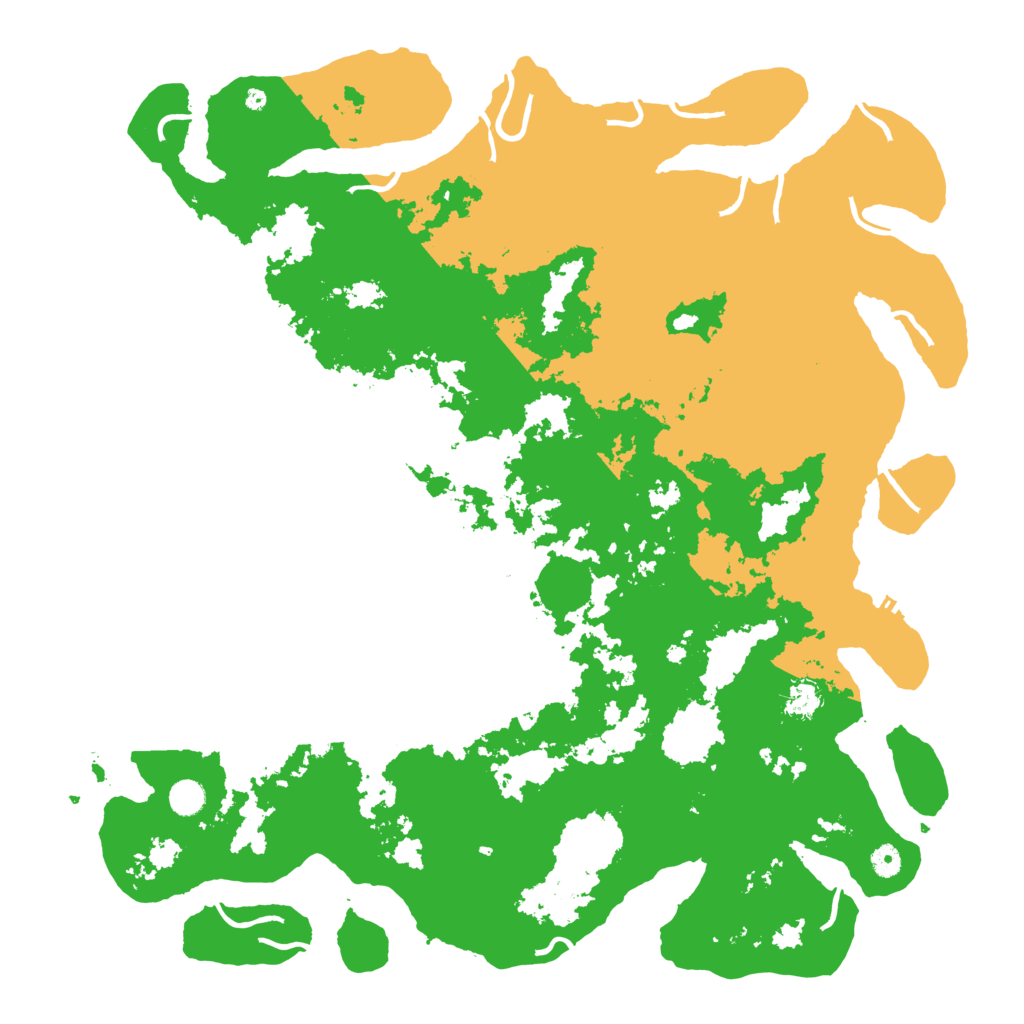 Biome Rust Map: Procedural Map, Size: 5000, Seed: 11245246