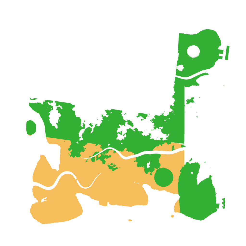 Biome Rust Map: Procedural Map, Size: 3500, Seed: 1170855920