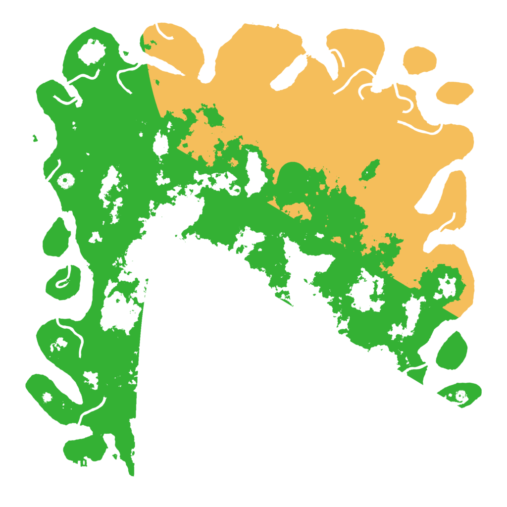 Biome Rust Map: Procedural Map, Size: 4800, Seed: 1230975